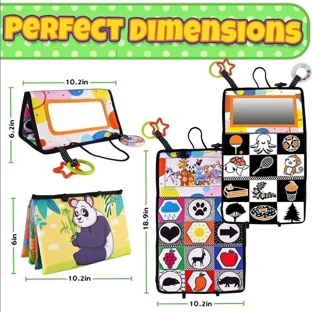 Brand New Baby Tummy Time Montessori Sensory Developmental Activity Toy